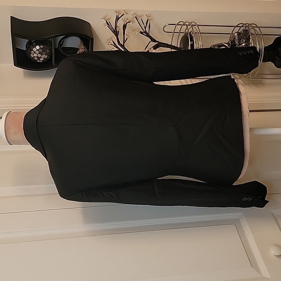 J. Crew Women's Black Super 120's 100% Wool Blazer Jacket 2 Button Size 10 EUC! - Picture 4 of 10